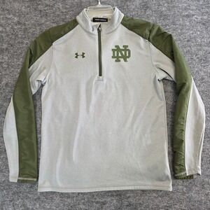 Under Armour Notre Dame Fighting Irish Shamrock Series 2016 1/4 Zip Mens Small